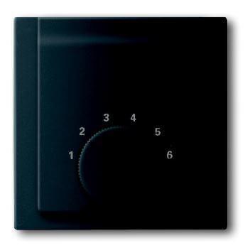 Лицевая панель ABB Impuls терморегулятора чёрный бархат 2CKA001710A3917