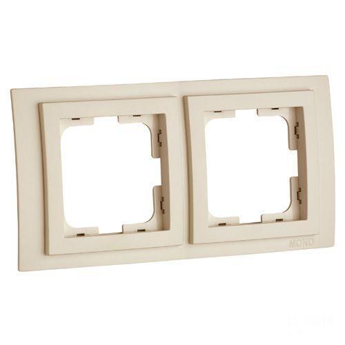 Рамка 2-постовая Mono Electric Despina крем 102-170000-161