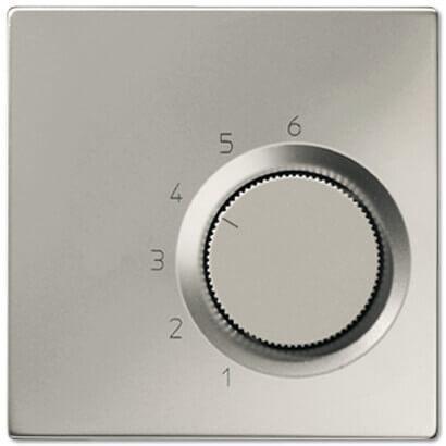 Накладка термостата комнатного Jung LS 990 edelstahl ESTR236PL