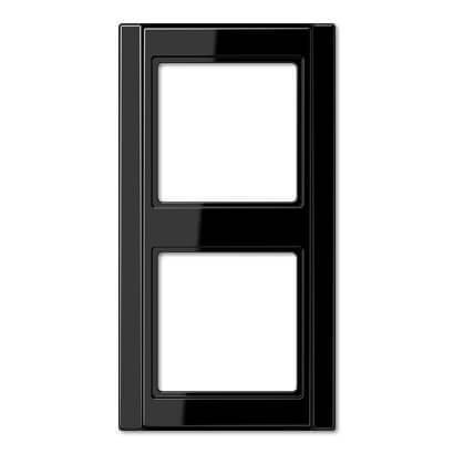 Рамка 2-постовая Jung A 500 черная A582SW