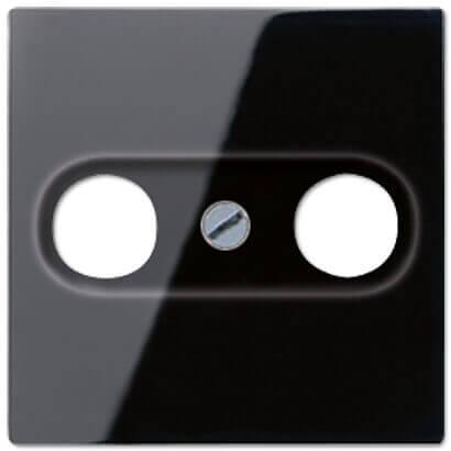 Накладка TV-FM розетки Jung A 500 черная A561PLTVSW