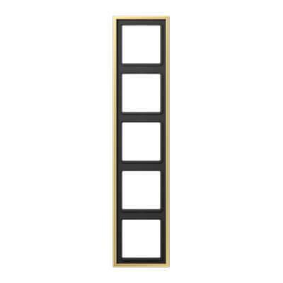 Рамка 5-постовая Jung LS 990 латунь classic ME2985C