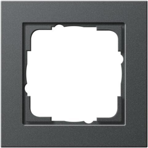 Рамка 1-постовая Gira E2 антрацит 021123