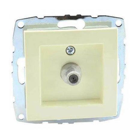 Розетка TV концевая Mono Electric Despina/ Larissa с экраном крем 500-001705-138