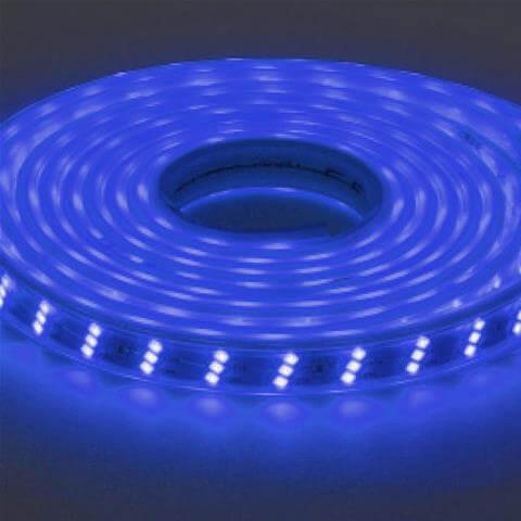 Светодиодная влагозащищенная лента Horoz 7W/m 180LED/m 2835SMD синий 50M 081-009-0001