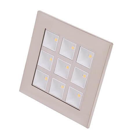 Встраиваемый светодиодный светильник Horoz 9W 2700К (HL681L)