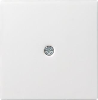 Лицевая панель Gira System 55 ввода кабеля чисто-белый шелковисто-матовый 027427