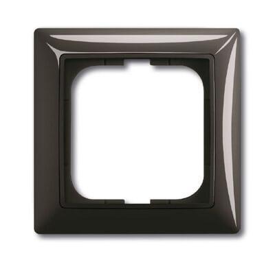 Рамка 1-постовая ABB Basic55 chateau-черный 2CKA001725A1506