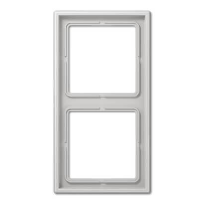 Рамка 2-постовая Jung LS 990 светло-серая LS982LG