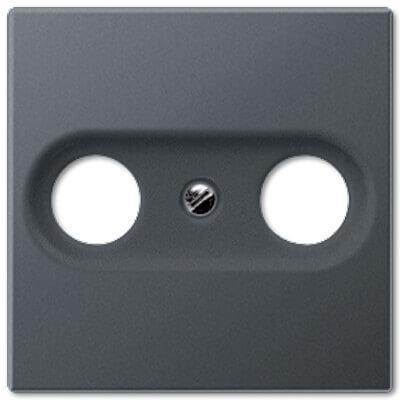 Накладка TV-FM розетки Jung A 500 антрацит A561BFPLTVANM