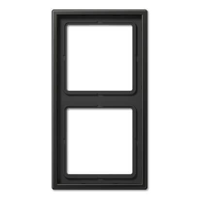 Рамка 2-постовая Jung LS 990 антрацит (лакированный алюминий) AL2982AN