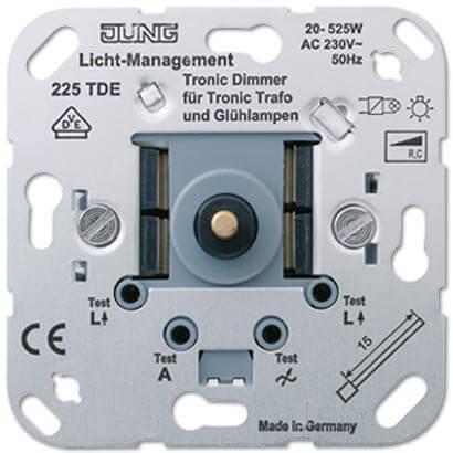 Диммер поворотно-нажимной Jung 225TDE