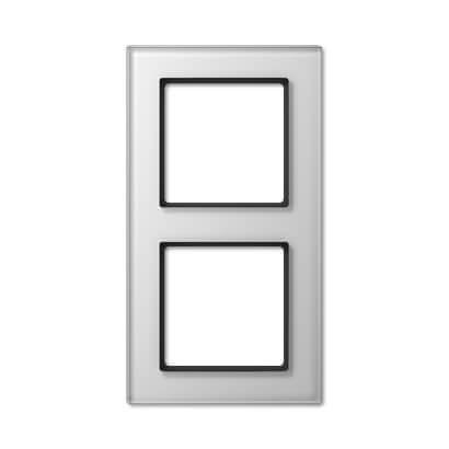 Рамка 2-постовая Jung A creation стекло белое AC582GLWW