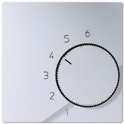 Накладка термостата комнатного Jung A 500 алюминий ATR236PLAL