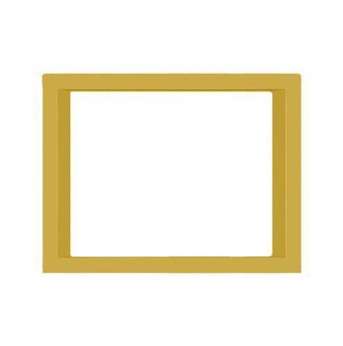 Вставка 2-модульная Mono Electric Larissa желтый 103-000900-153