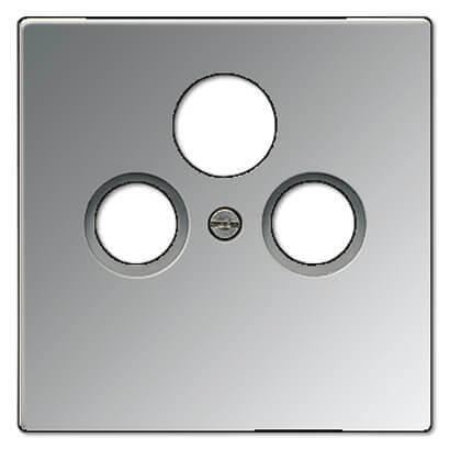 Накладка TV-FM-SAT розетки Jung LS 990 блестящий хром GCR2990SAT