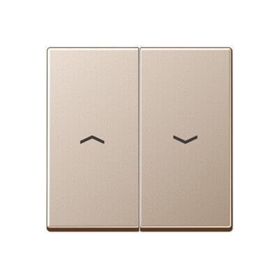 Клавиша двойная жалюзийная Jung A 500 шампань A595PCH