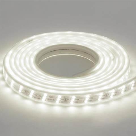Светодиодная влагозащищенная лента Horoz 7W/m 180LED/m 2835SMD холодный белый 50M 081-009-0001