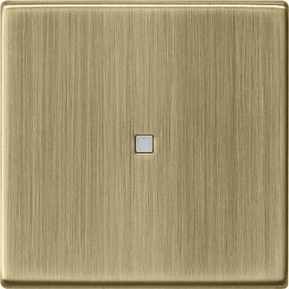 Лицевая панель Gira System 55 выключателя одноклавишного с подсветкой бронза 0290603