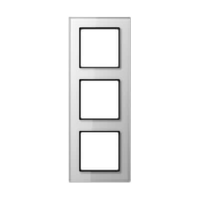 Рамка 3-постовая Jung A creation стекло белое AC583GLWW