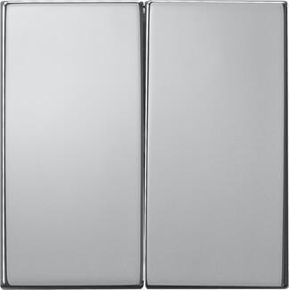 Лицевая панель Gira System 55 диммера двухклавишного хром 2315605