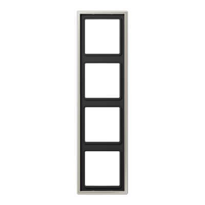 Рамка 4-постовая Jung LS 990 edelstahl ES2984