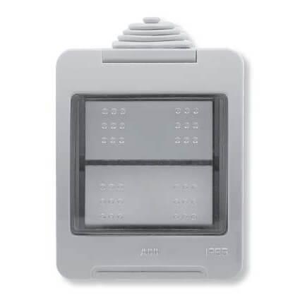Коробка для накладного монтажа 1-постовая ABB Zenit IP40 2CLA329110N1101