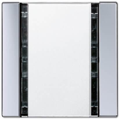 Пульт управления настенный плоский, 1 канал Jung A 500/A creation/A plus алюминий A41FAL