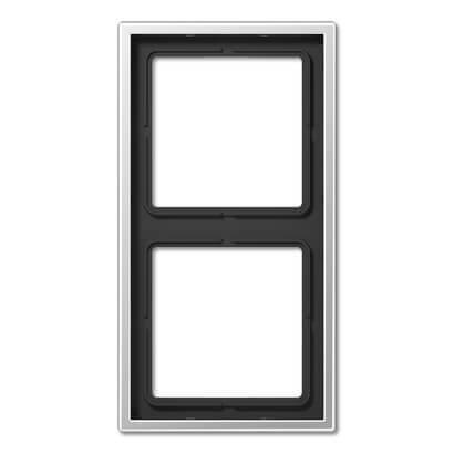 Рамка 2-постовая Jung LS 990 алюминий AL2982