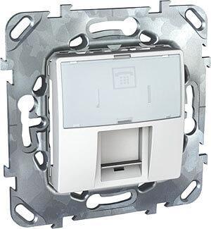 Розетка телефонная RJ12 Schneider Electric Unica MGU5.493.18ZD