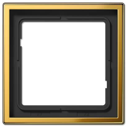 Рамка 1-постовая Jung LS 990 блеск золота GO2981