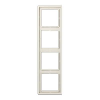 Рамка 4-постовая Jung LS 990 бежевая LS984W