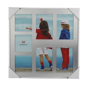 Фоторамка Image Art 6029/7S, 7 в 1 серебро (12/216) Б0013027