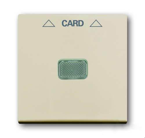 Лицевая панель ABB Basic55 выключателя карточного слоновая кость 2CKA001710A3865