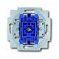 Выключатель одноклавишный двухполюсный ABB Impuls 10A 250V с подсветкой 2CKA001022A0656 - фото №1