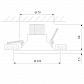 Встраиваемый светодиодный светильник Elektrostandard 15267/LED 7W 4200K белый/серебро a055723 - фото №2