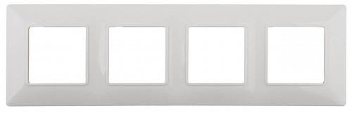 Рамка 4-постовая ЭРА Elegance 14-5004-01 Б0034399