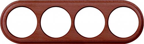 Рамка Werkel Legend на 4 поста итальянский орех WL15-frame-04 4690389117282