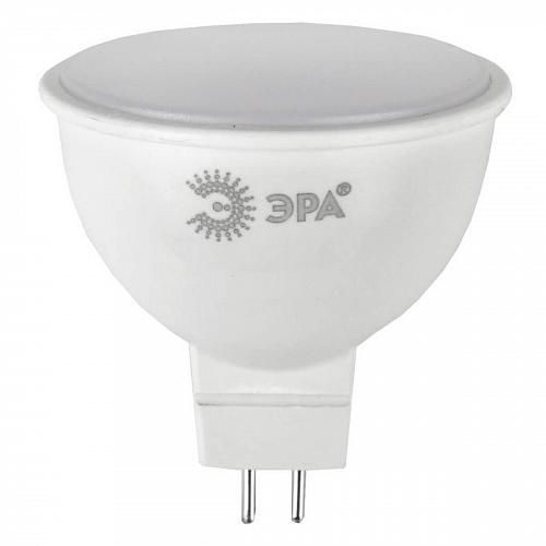 Лампа светодиодная ЭРА GU5.3 4W 4000K матовая LED MR16-4W-840-GU5.3 Б0031010