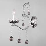 Бра Eurosvet Brezza 10107/1 хром/дымчатый хрусталь Strotskis