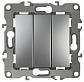 Выключатель трехклавишный ЭРА 12 10AX 250V 12-1107-03 Б0014671 - фото №1
