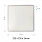 Встраиваемая светодиодная панель OGM LP-23 - фото №4