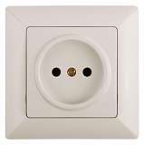 Розетка ЭРА Intro Solo 2P 16A 250V слоновая кость 4-201-02 Б0043306