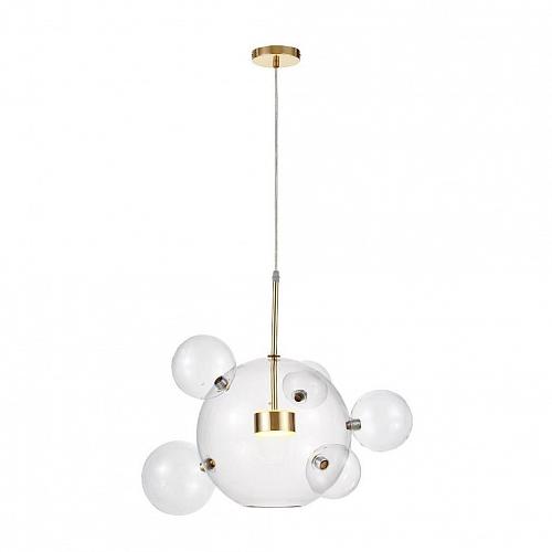 Подвесной светодиодный светильник Lumina Deco Neroni LDP 6016-5+1 GD