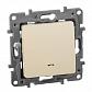 Переключатель одноклавишный Legrand Etika с подсветкой 10A 250V слоновая кость 672315 - фото №1