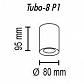 Потолочный светильник TopDecor Tubo8 P1 10 G - фото №2
