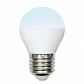Лампа светодиодная Uniel E27 6W 4000K матовая LED-G45-6W/NW/E27/FR/MB PLM11WH UL-00002378 - фото №1