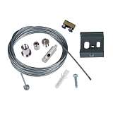 Набор для подвесного монтажа трехфазных шинопроводов Uniel UFB-H45 Silver 1 Polybag UL-00006033