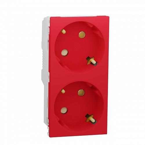 Розетка двойная Schneider Electric Unica New Modular NU306703A