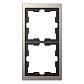 Рамка 2-постовая Schneider Electric Merten D-Life MTN4020-6550 - фото №1